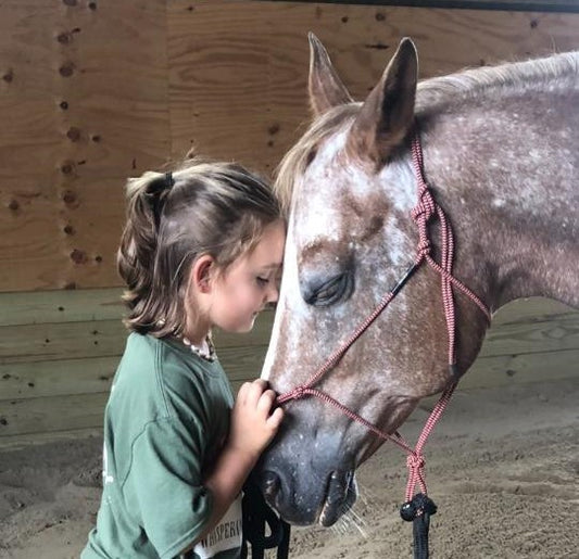 Amazing Grace overcomes horse asthma to continue her amazing work.
